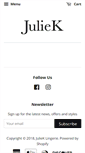 Mobile Screenshot of julieklingerie.com